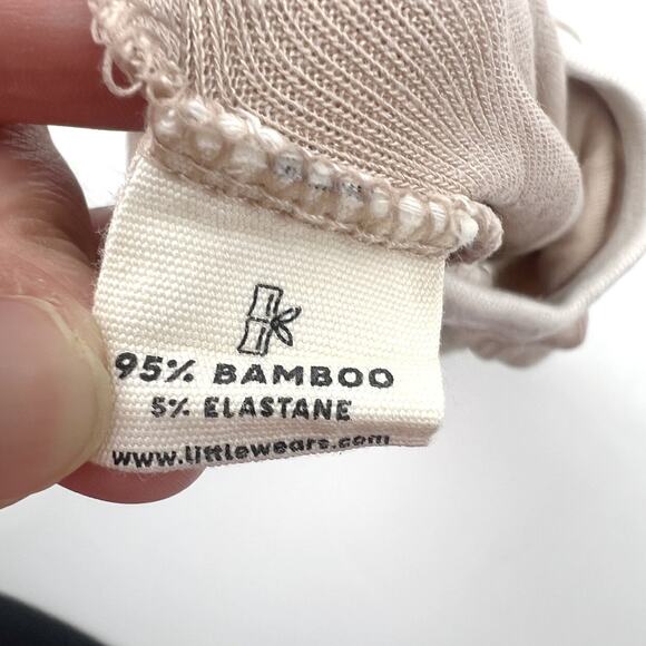 Little Wears Bamboo Ribbed Neutral Tank Bodysuit - Picture 6 of 6
